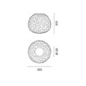 Artemide Meteorite 35 Wandlamp / Plafondlamp