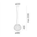 Artemide Meteorite 48 Hanglamp