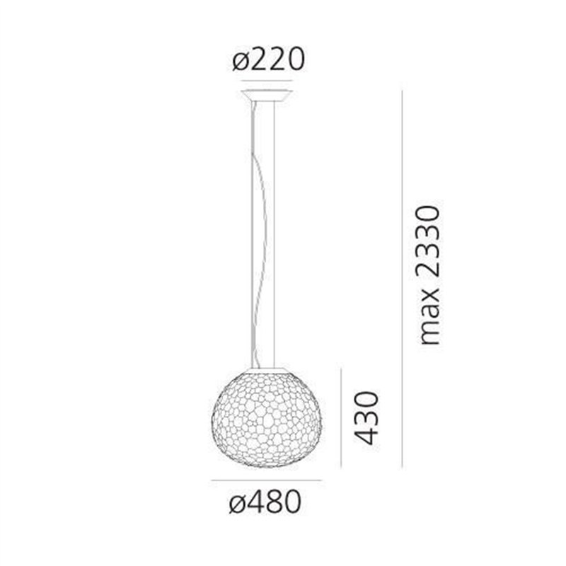 Artemide Meteorite 48 Hanglamp