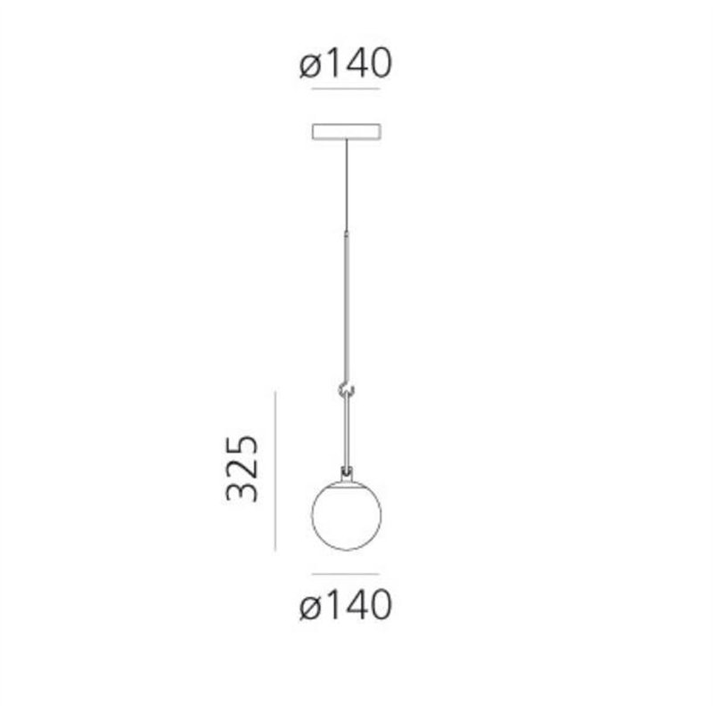 Artemide nh 14 Hanglamp
