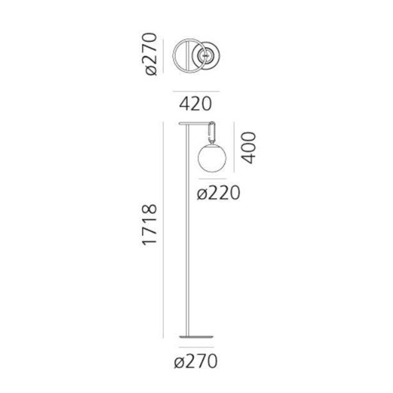 Artemide nh 22 Vloerlamp