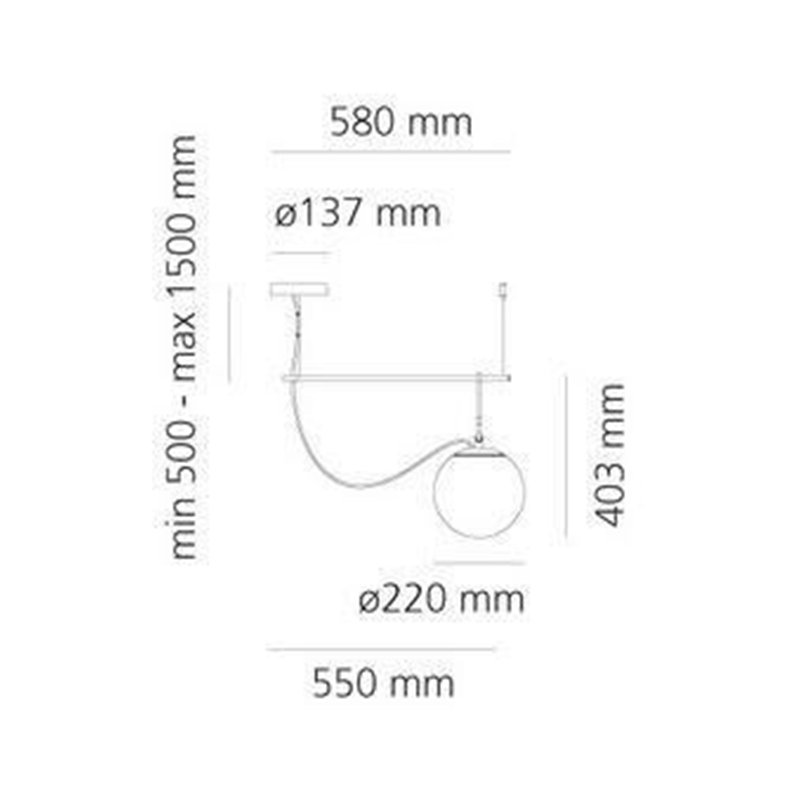 Artemide nh S1 22 Hanglamp