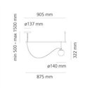 Artemide nh S2 14 Hanglamp