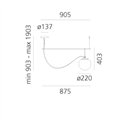 Artemide nh S2 22 Hanglamp