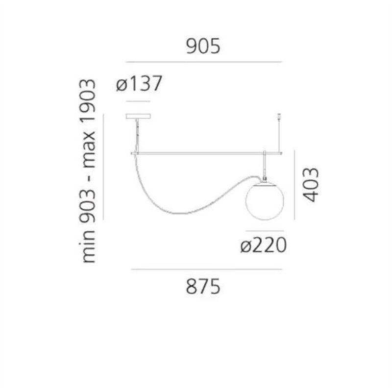 Artemide nh S2 22 Hanglamp