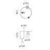 Artemide nh S4 Circulaire suspended lamp