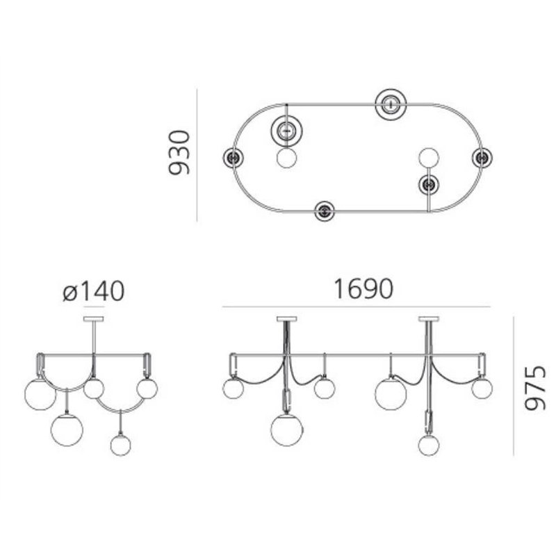Artemide nh S5 Elliptic Hanglamp