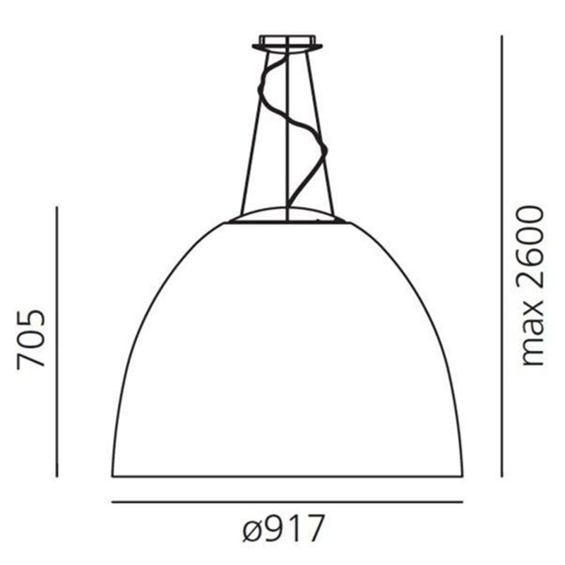Artemide NUR 1618 Acoustic Hanglamp
