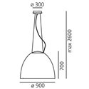Artemide Nur 1618 Hanglamp