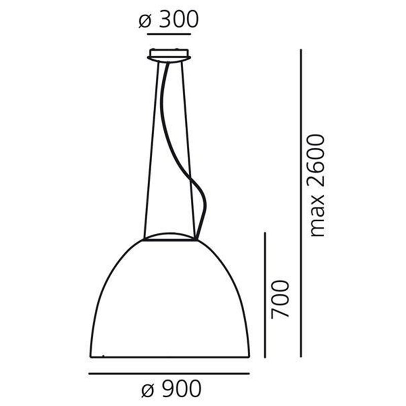 Artemide Nur 1618 Hanglamp
