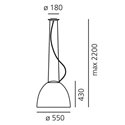 Artemide Nur Gloss Led Hanglamp