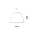 Artemide Nur Mini Gloss Led Plafondlamp