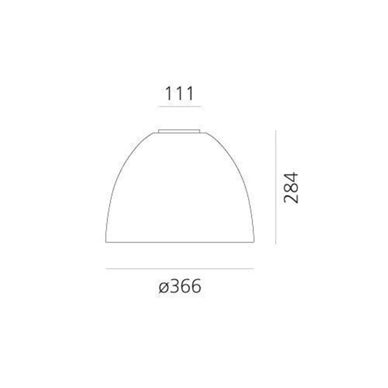 Artemide Nur Mini Gloss Led Plafondlamp