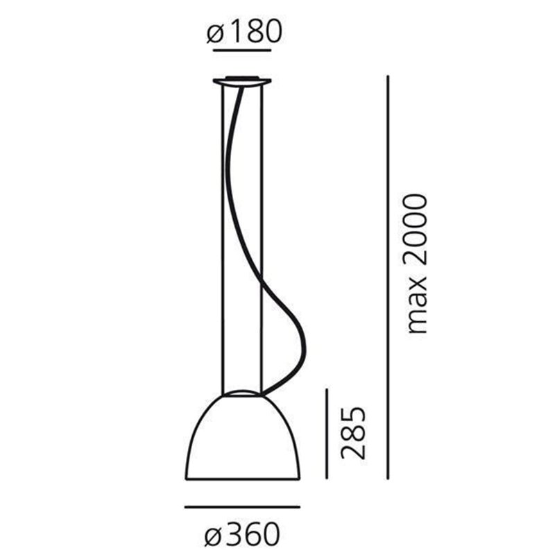 Artemide Nur Mini Gloss Led Hanglamp