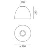 Artemide Nur Mini Gloss ceiling lamp