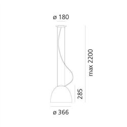 Artemide Nur Mini Led suspended lamp