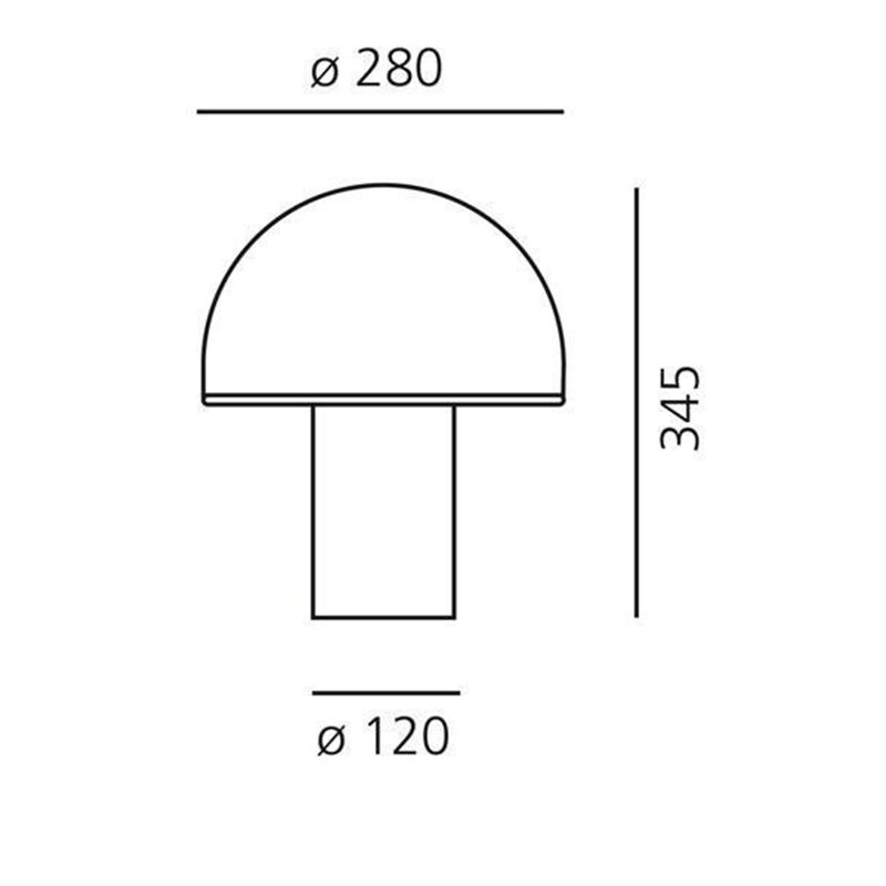 Artemide Onfale Medio Tafellamp