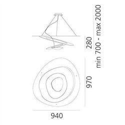 Artemide Pirce Mini suspended lamp