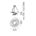 Artemide Pirce Mini Led Hanglamp