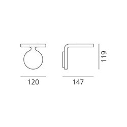 Artemide Rea 12 Wall lamp