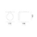 Artemide Rea 17 Wandlamp