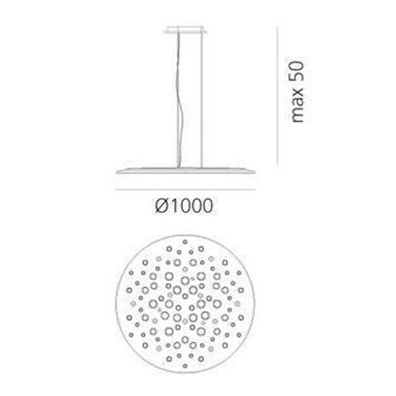 Artemide Silent Field 2.0 direct+indirect Hanglamp