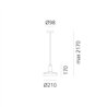 Artemide Stablight "C" suspended lamp