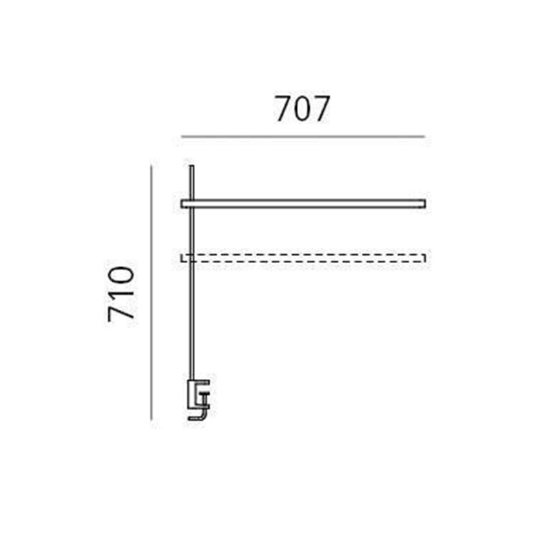 Artemide Talak Professional Tafellamp + Klem