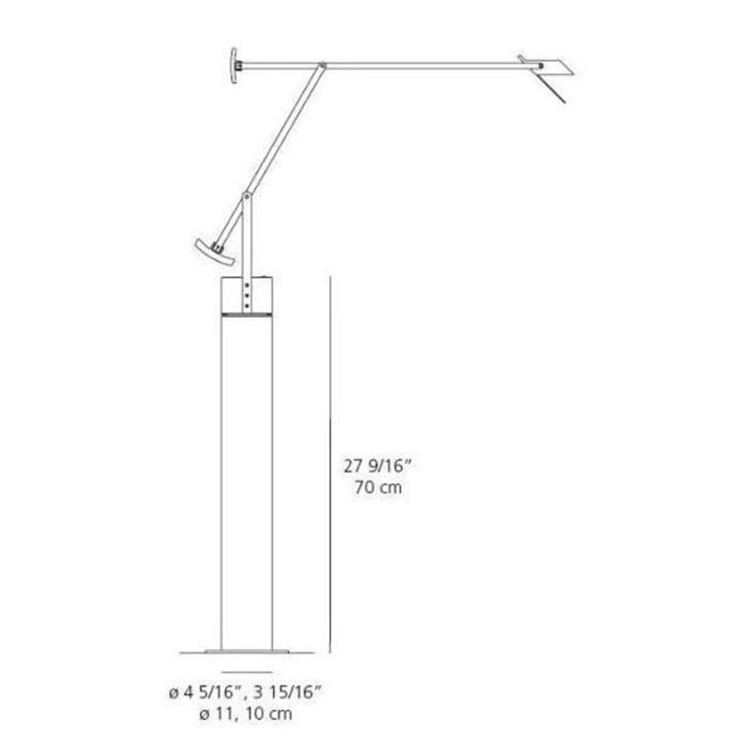Artemide Tizio, Tizio Led Vloerlamp Basis