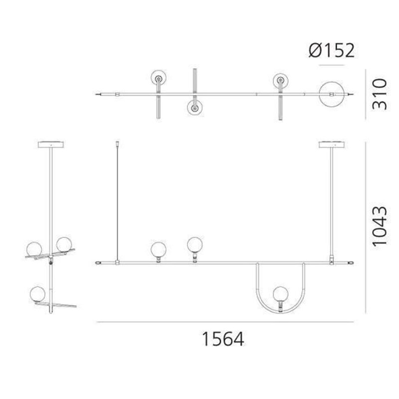 Artemide Yanzi 1 Hanglamp