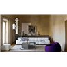 Artemide freproof fabric 53 + metal hoops inox