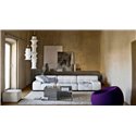 Artemide freproof fabric 85 + metal hoops inox