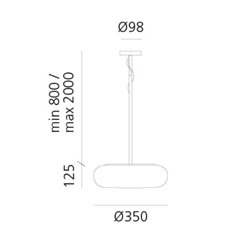 Artemide Itka 35 suspended lamp
