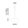 Artemide Itka 35 suspended lamp