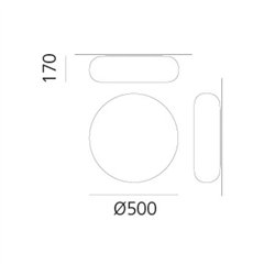 Artemide Itka 50 Wall lamp / ceiling lamp