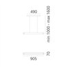 Artemide Talo Led 90 S Led suspended lamp