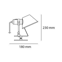 Artemide Tolomeo Pinza Led