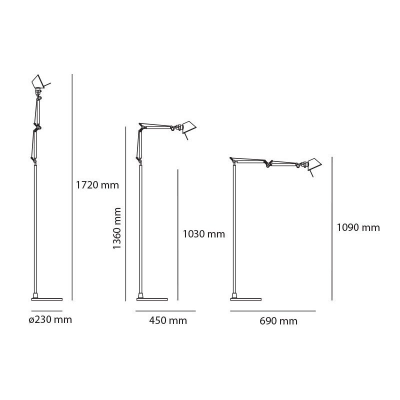Artemide Tolomeo Micro Body Lamp