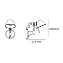 Artemide Tolomeo Micro Faretto Wall no switch
