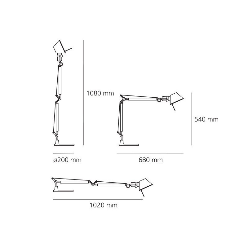 Artemide Tolomeo Mini Led Body