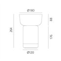 Artemide Bonta' Bowl tafellamp