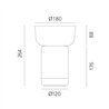 Artemide Bonta' Bowl table lamp