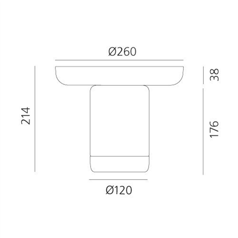 Artemide Bonta' Plate tafellamp
