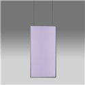 Artemide Discovery Space Rectangular White Violet Integralis hanglamp