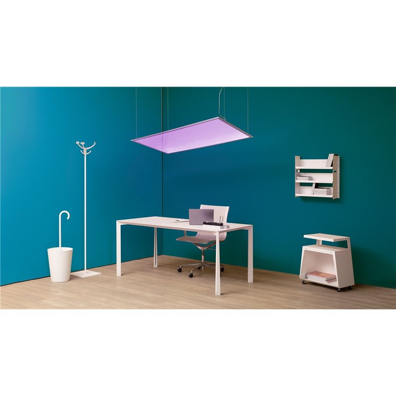 Artemide Discovery Space Rectangular White Violet Integralis hanglamp