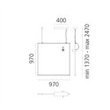 Artemide Discovery Space Square Spot Tw App Nro hanglamp