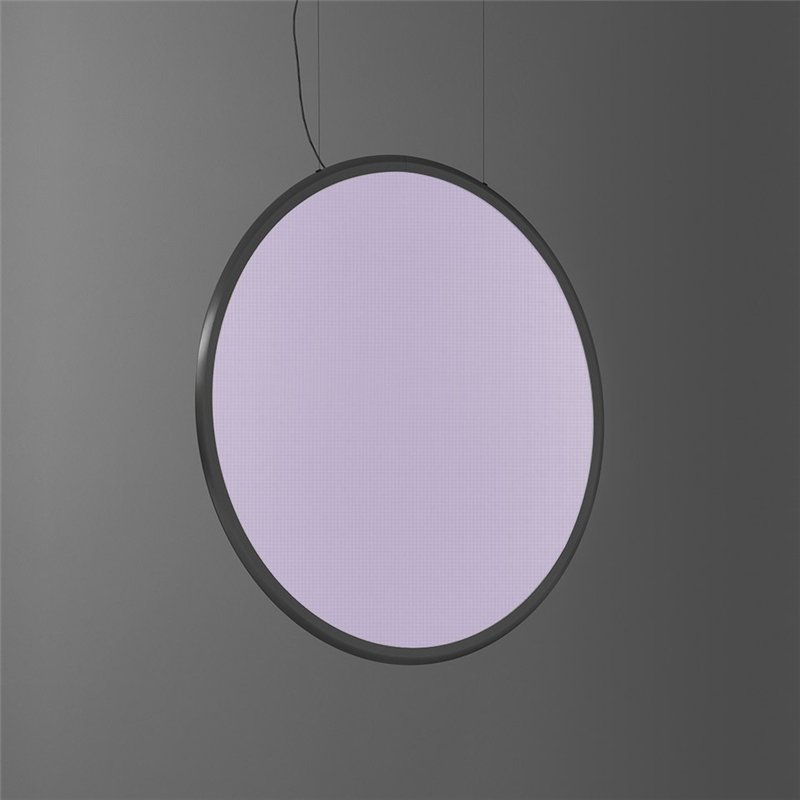 Artemide Discovery Vertical 100 White Violet Integralis Suspension hanglamp