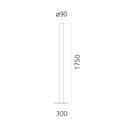 Artemide Ilio White Integralis grondlamp