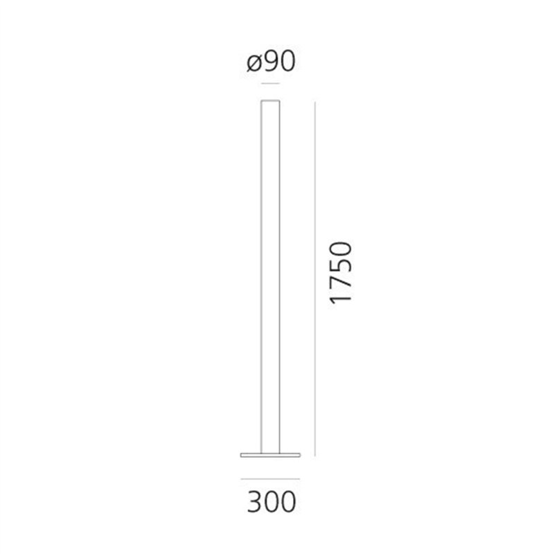 Artemide Ilio White Integralis grondlamp