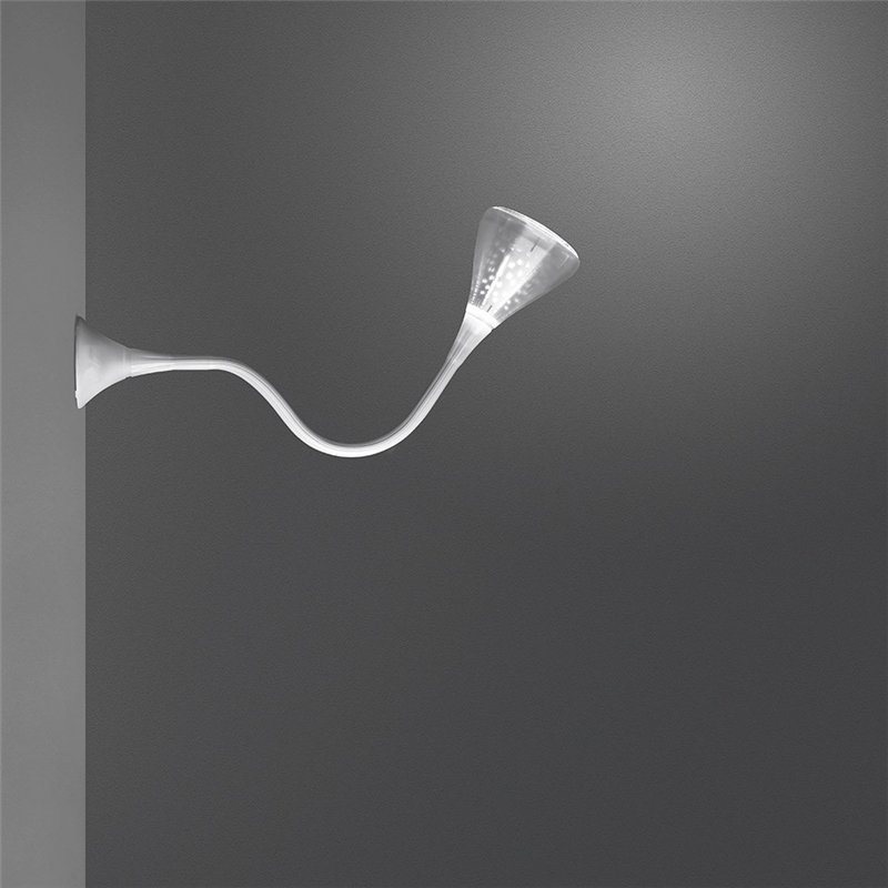 Artemide Pipe Led Wall/Ceiling White Integralis Plafondlamp / Wandlamp
